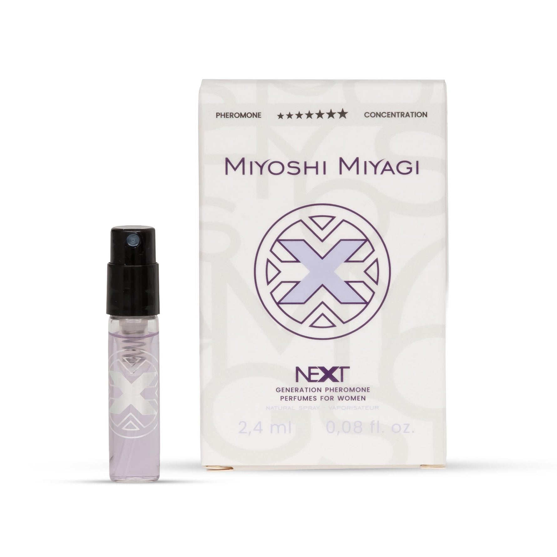 Parfum cu feromoni Miyoshi Miyagi Next X pentru femei 2,4 ml