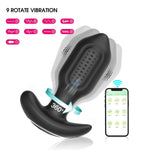Dop anal vibrant Bliss APP din silicon cu USB