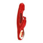 Vibrator USB Iepuraș din Silicon Rouge Velvet cu 10 Moduri