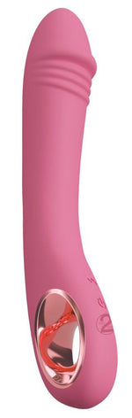 Vibrator USB pentru punct G You2Toys Slim, cu design roz din silicon, 21,4 cm