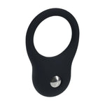 Inel de penis Levelz S din silicon cu greutăți, negru