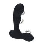 Levelz Aparat de masaj pentru prostată cu vibrații și pulsații din silicon, negru