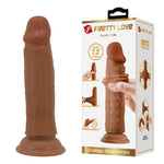 Dildo realist cu alunecare Pretty Love Quentin 18 cm