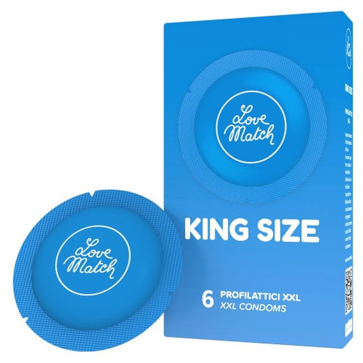 Prezervative Love Match King Size XXL, 6 bucăți