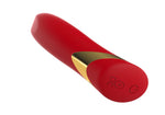 Vibrator USB drăguț din silicon roșu de 10 cm, seria B