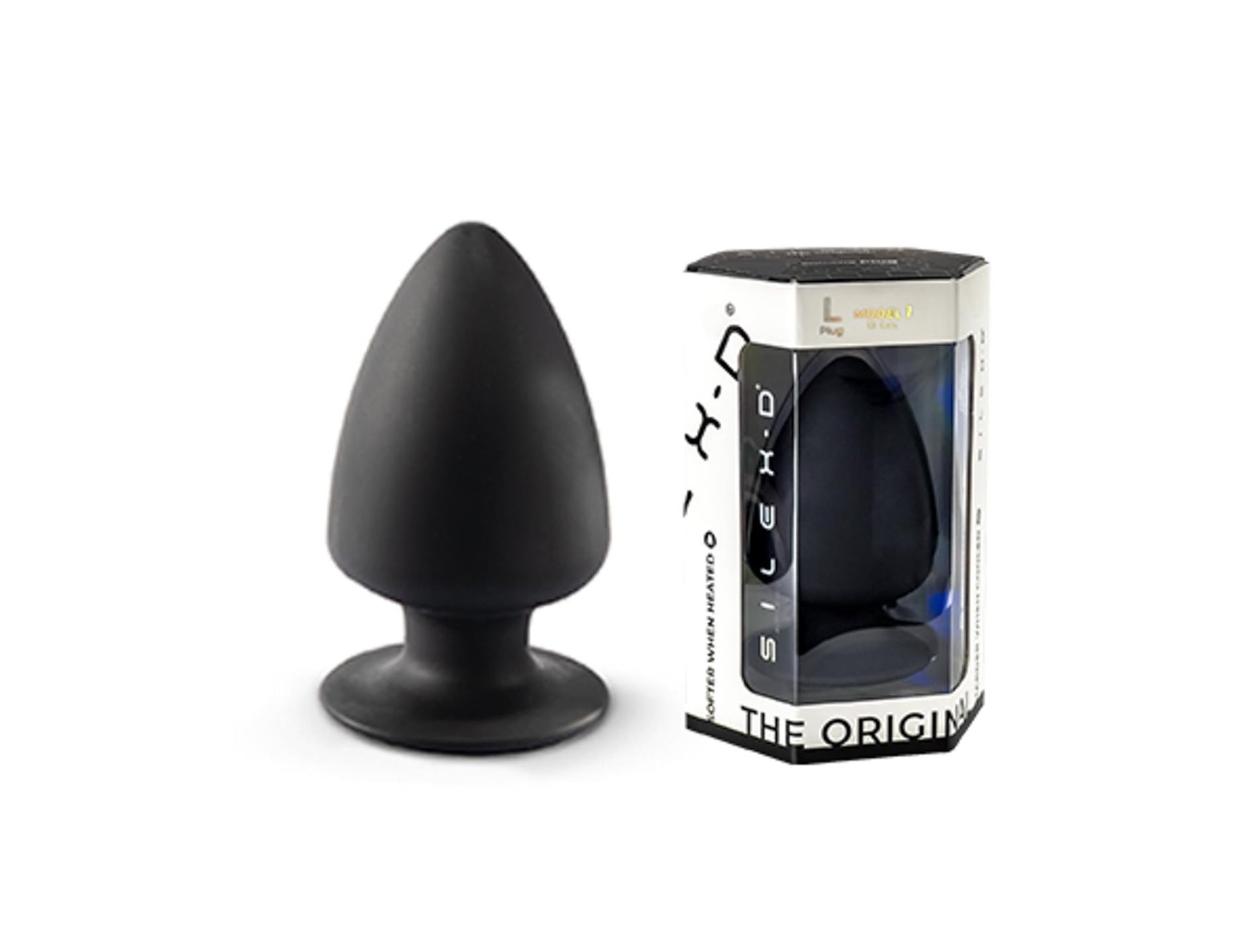 Plug anal Silexd Model 1 L Negru 9 cm