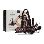 Set de bondage Bound by Lace, dantelă neagră
