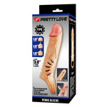 Pretty Love - Manșon pentru penis TPE cu 3 extensii detașabile 2,5 cm