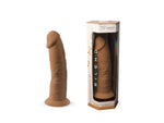 Dildo Silexd Model 2 Caramel Cyberskin 19 cm cu ventuză