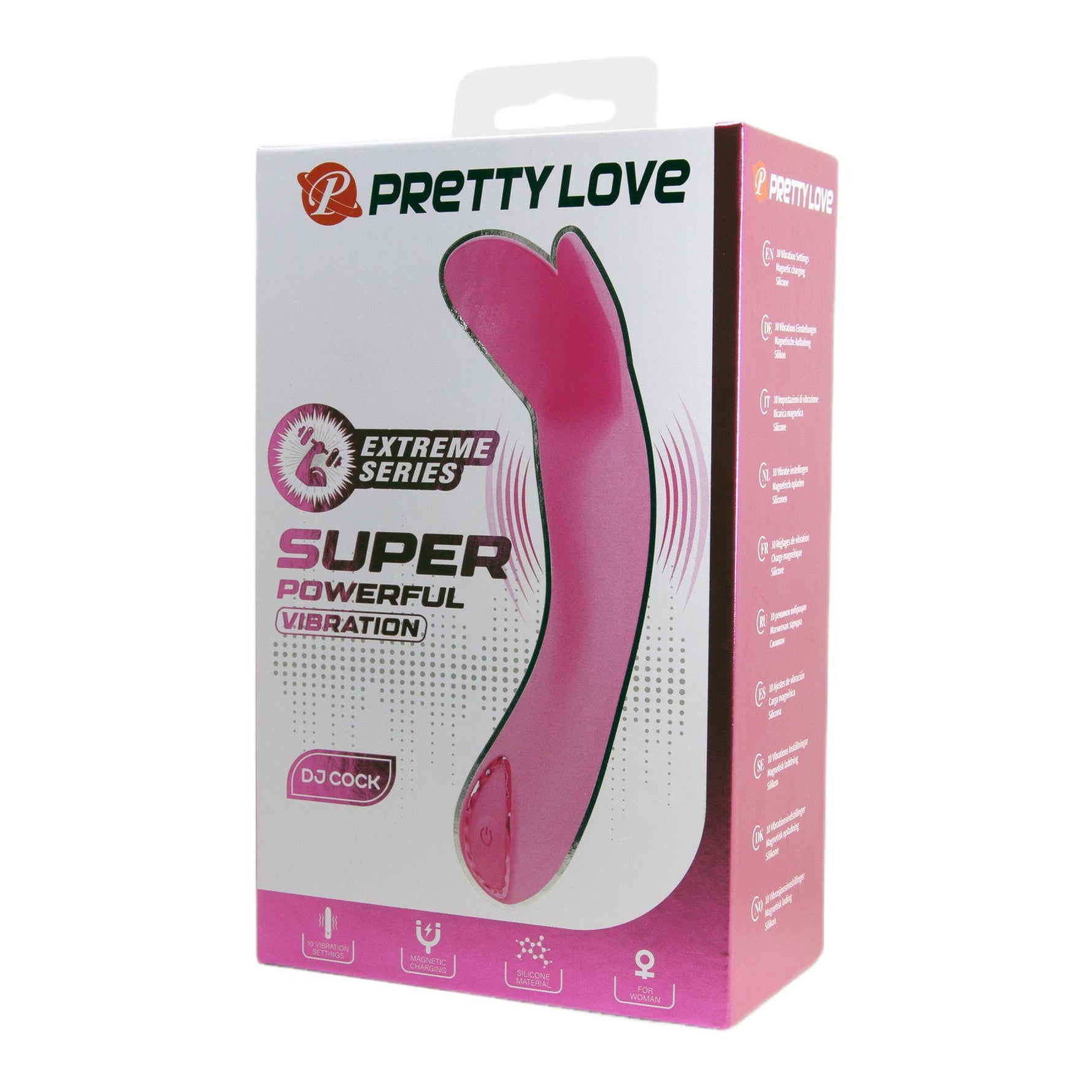 Vibrator Pretty Love din silicon pentru punctul G, 10 moduri, USB