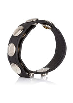 Inel de penis din piele COLT 5 snap negru 29 cm
