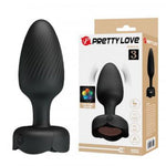 Plug anal vibrant cu LED din silicon Pretty Love Osborn