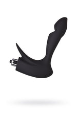 Masaj prostată Erotist din silicon negru 14 cm
