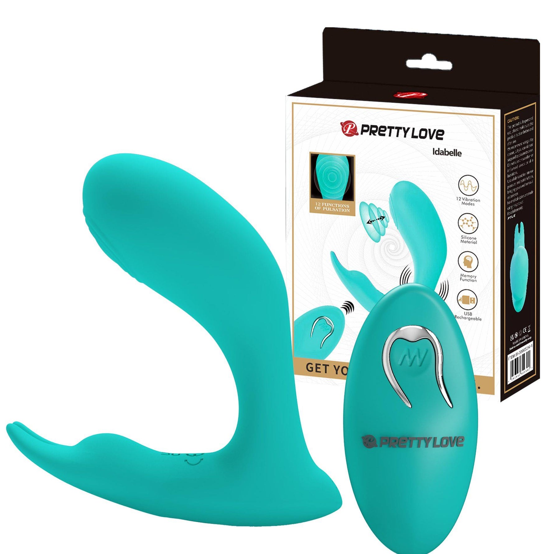 Vibrator dublu cu telecomandă Pretty Love Idabelle