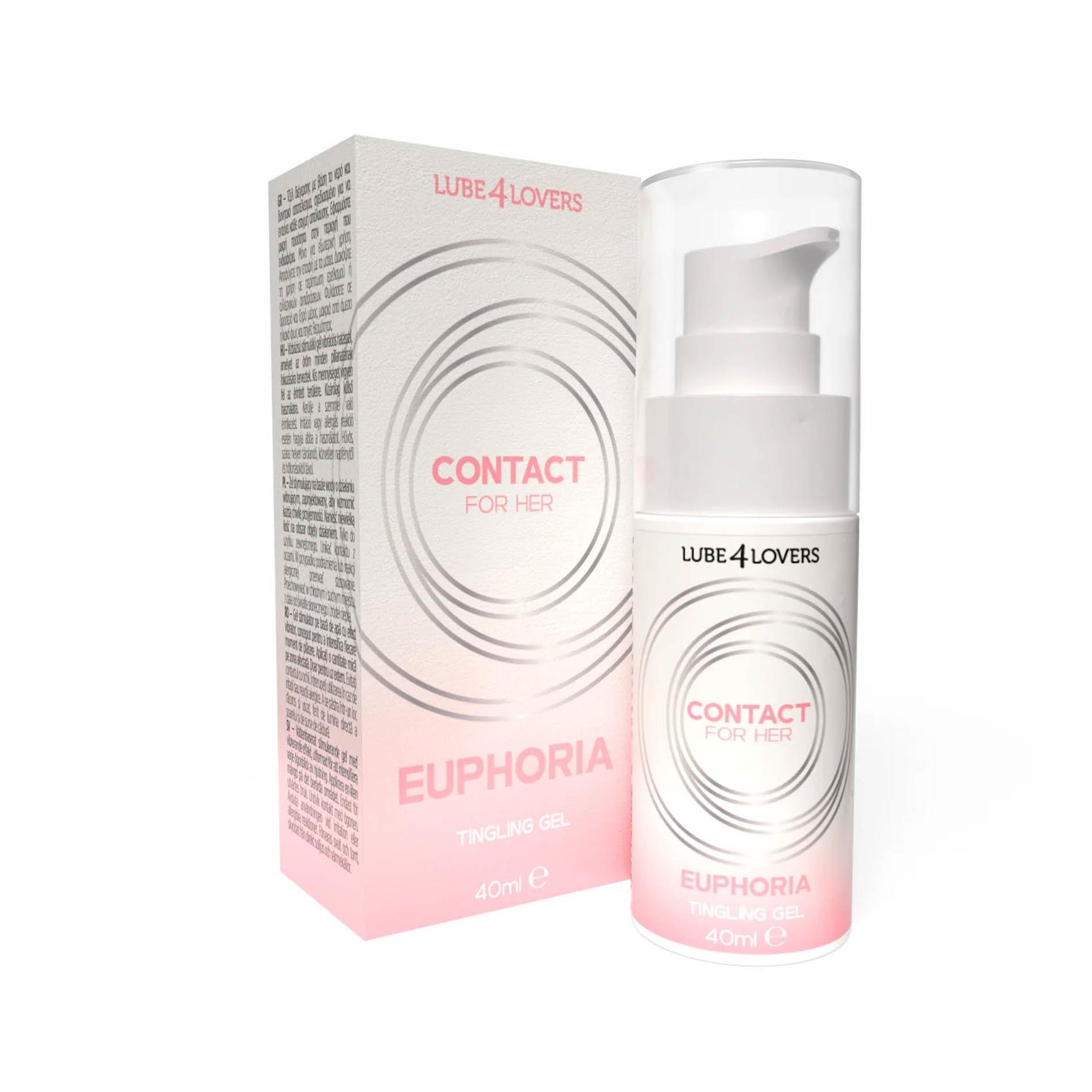 Euphoria Lube4lovers Gel vibrant pe bază de apă 40 ml