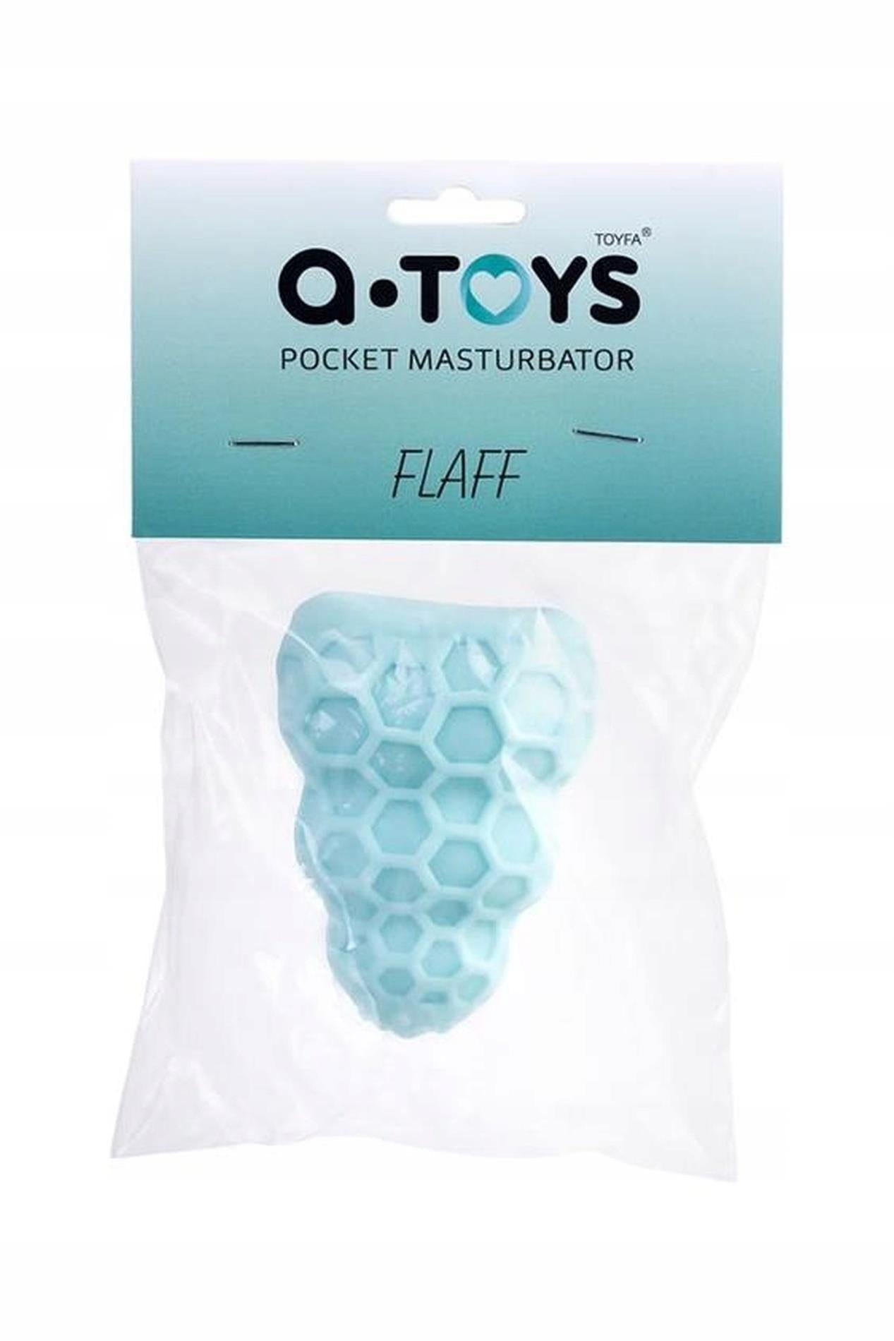 Masturbator de buzunar TOYFA A Toys pentru fese, albastru, 8 cm
