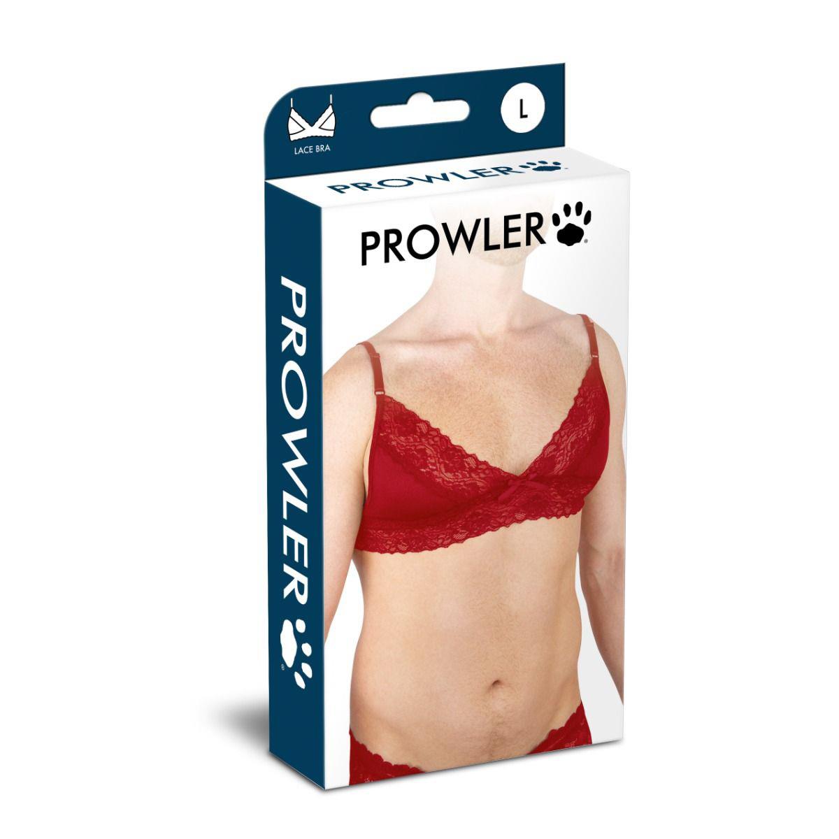 Sutien Prowler roșu cu dantelă S