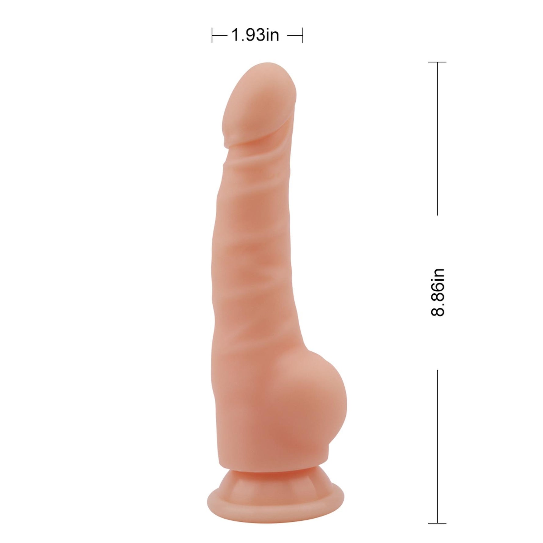 Dildo realist din silicon Sailor Flesh Nakedlegend 22,5 cm