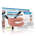 Strap-on vibrant Lovetoy pentru dublă penetrare