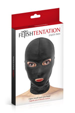 Mască Fetish Tentation Spandex cu ochi și gură deschiși