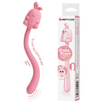 Stimulator clitoridian USB din silicon cu formă de iepuraș drăguț Pretty Love, 7 vibrații