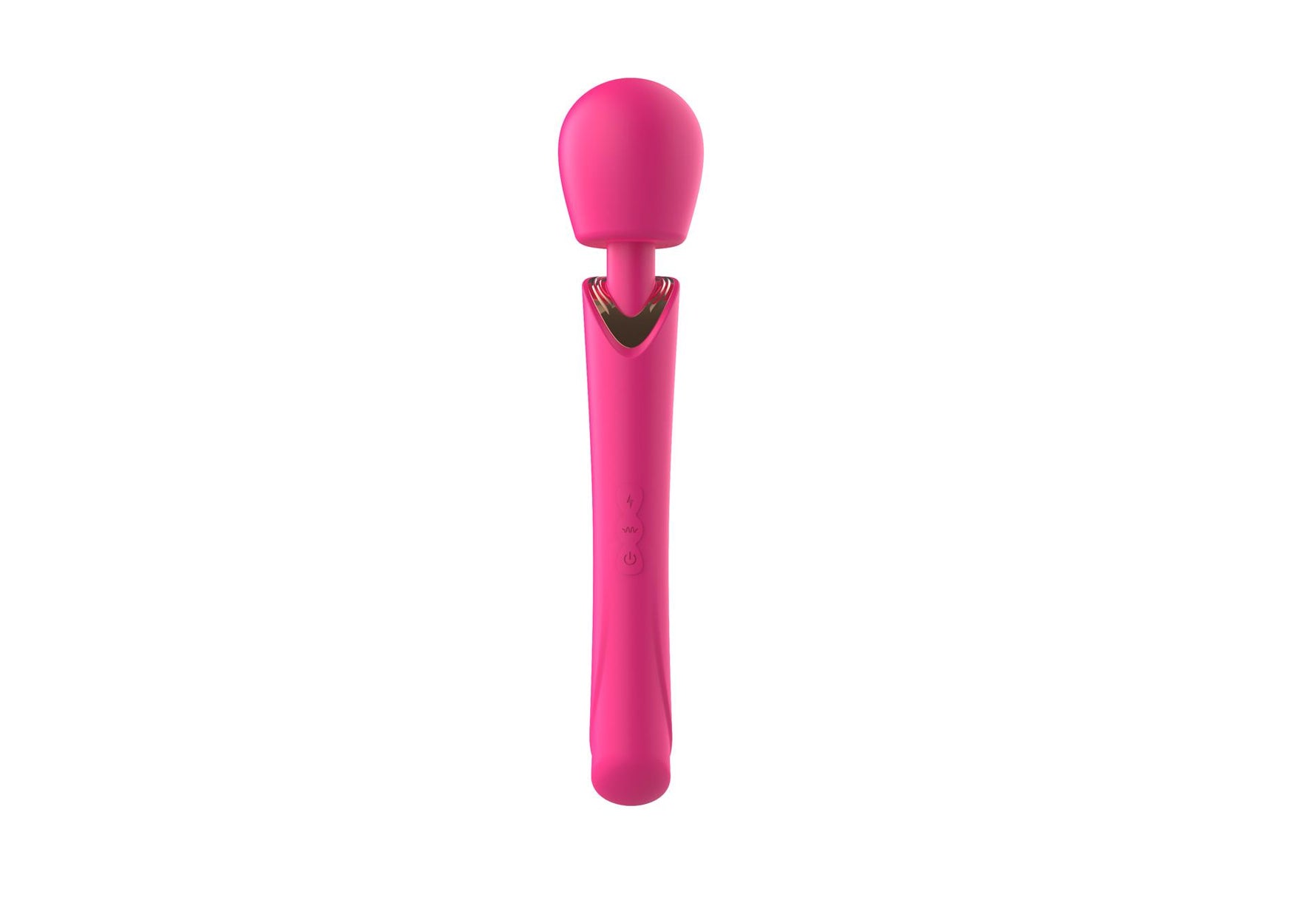 Aparat de masaj vibrant Perfect Wand, silicon roz, USB