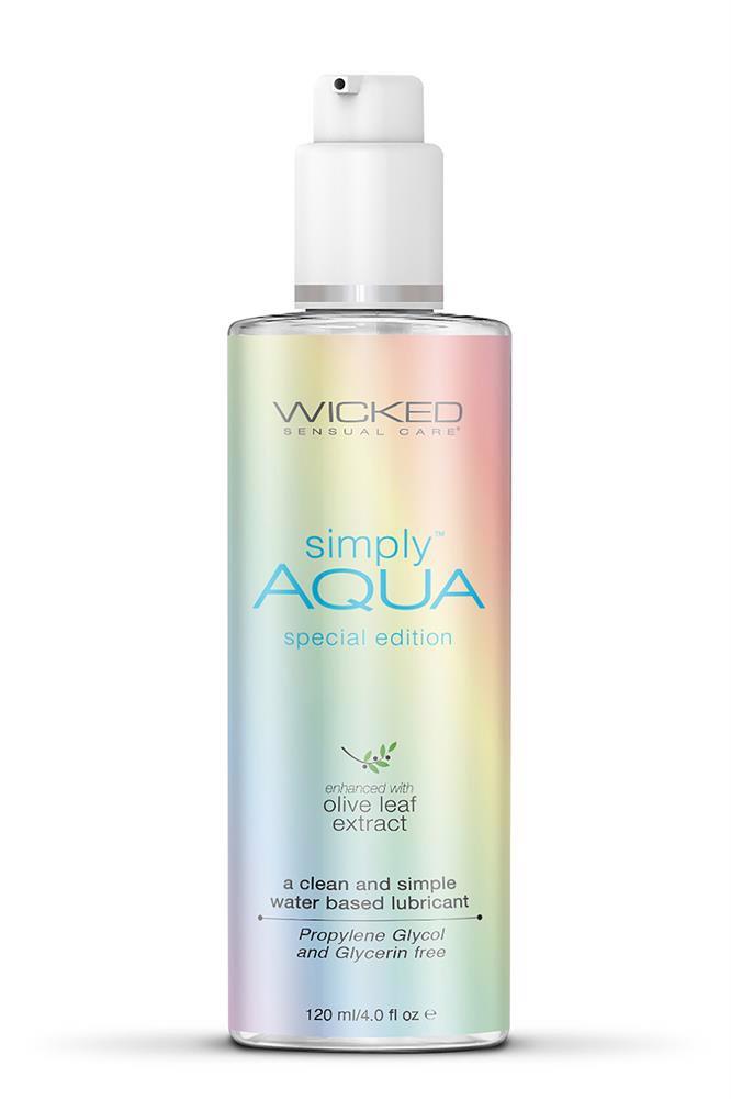 Lubrifiant pe bază de apă Wicked Simply Aqua Ediție Specială 120 ml