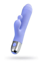 Vibrator Flovetta Crocus iepure din silicon violet 17,5 cm USB