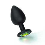 Plug anal mare Crushious Camileo cu 4 cristale interschimbabile 9,5 cm