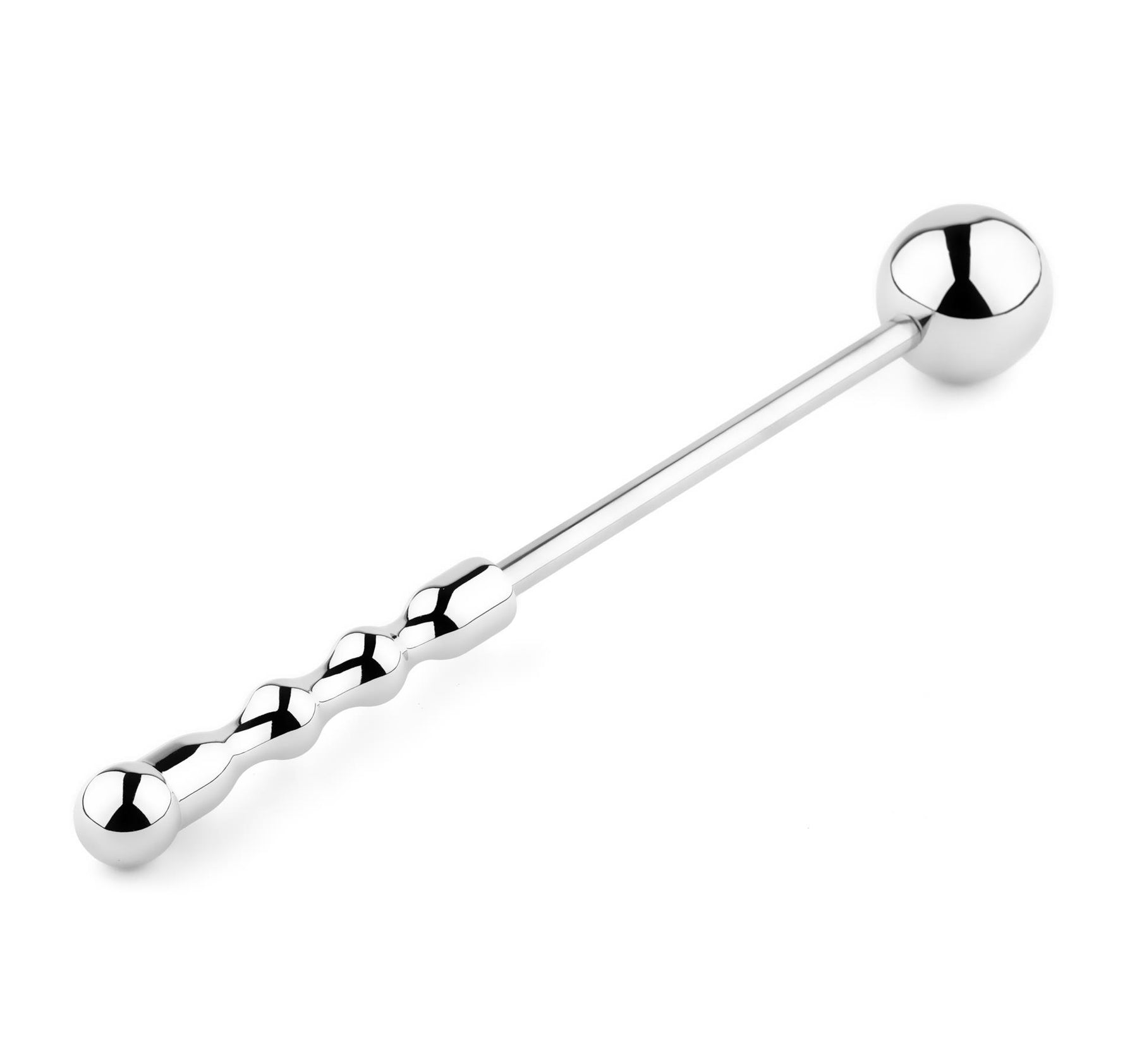 Dop anal din oțel HeavyFun cu mâner lung 27,5 cm