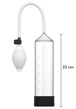 Pompă de penis Starter Fusion X transparentă 20 cm