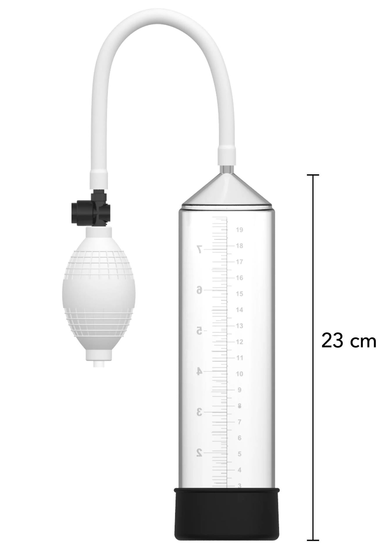 Pompă de penis Starter Fusion X transparentă 20 cm