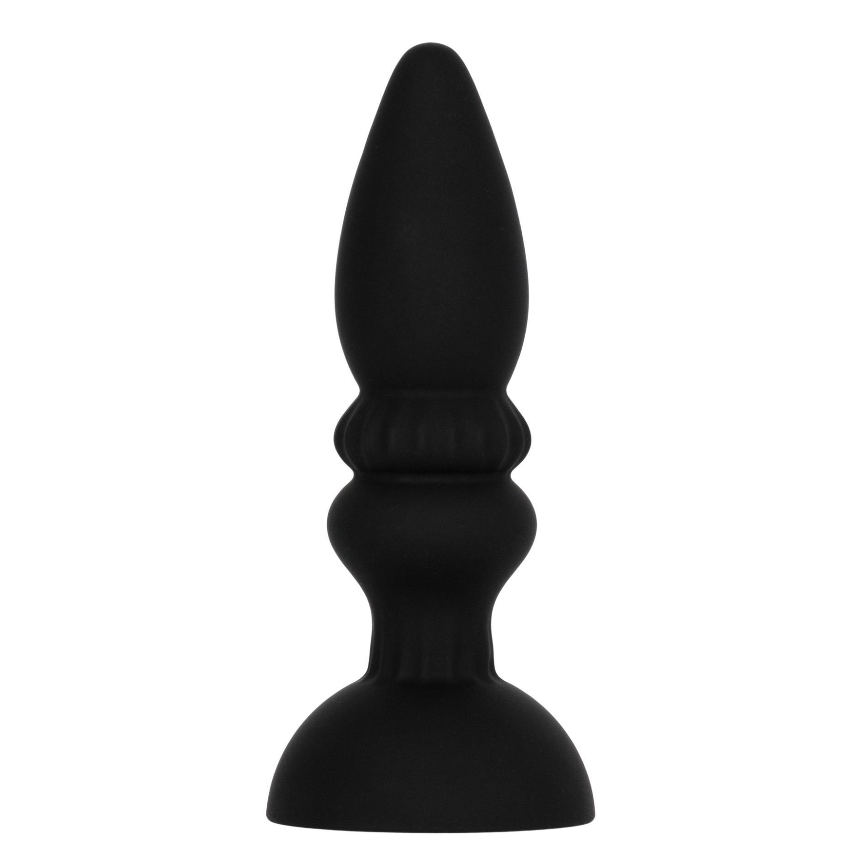 Dop anal vibrant din silicon Fox seria B cu aplicație 14 cm