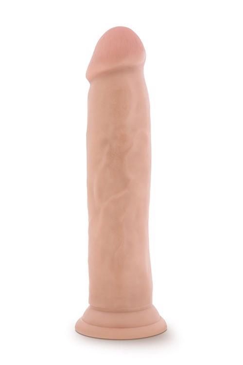 Dildo realist Dr Skin Blush, culoare vanilie, 9,5 inci, din PVC
