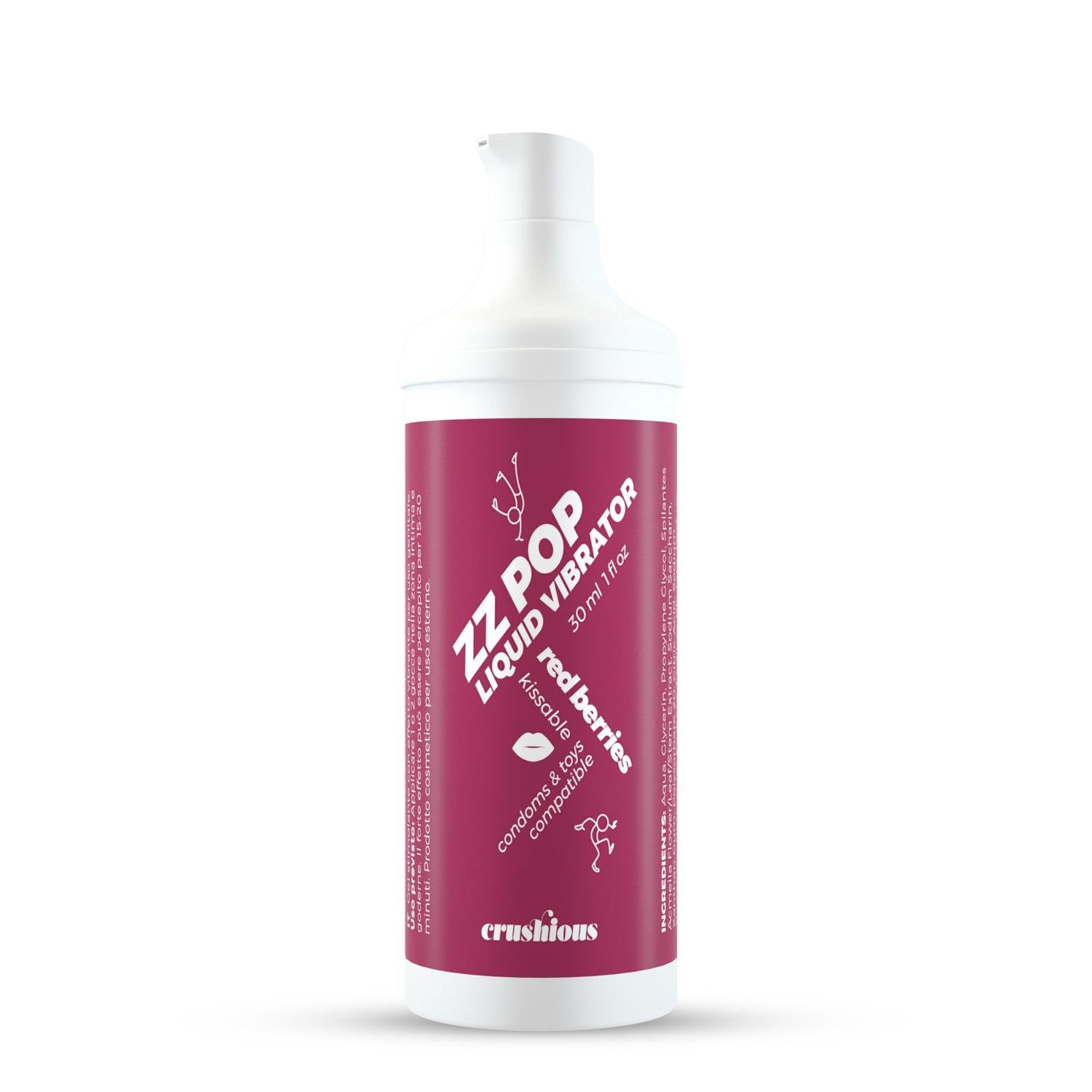 Gel stimulant Crushious ZZ Pop Red Berry 30 ml