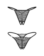 Bianca Obsessive L/XL Set de două tanga deschise