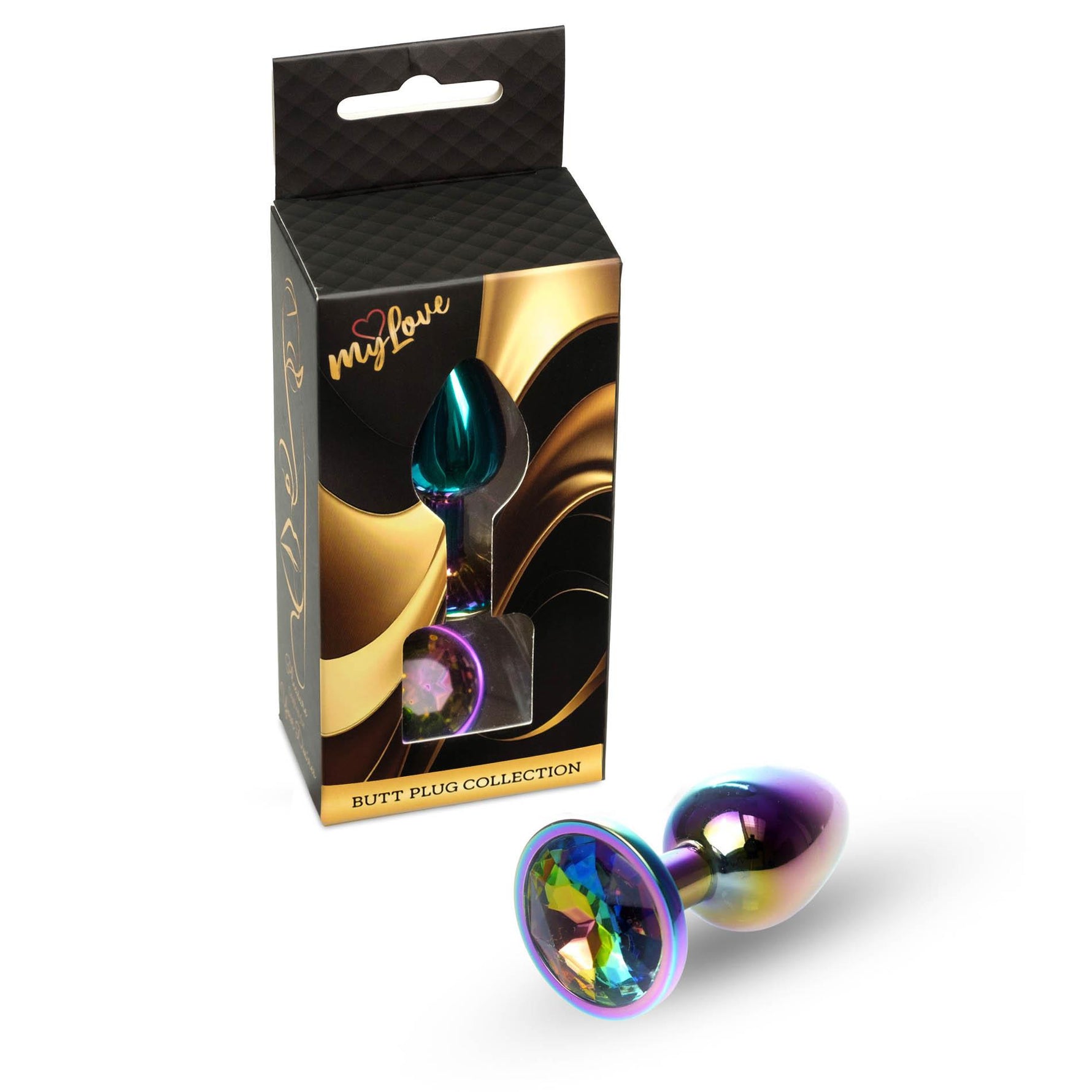 Dop anal cu diamant din oțel inoxidabil MyLove Toys 7 cm