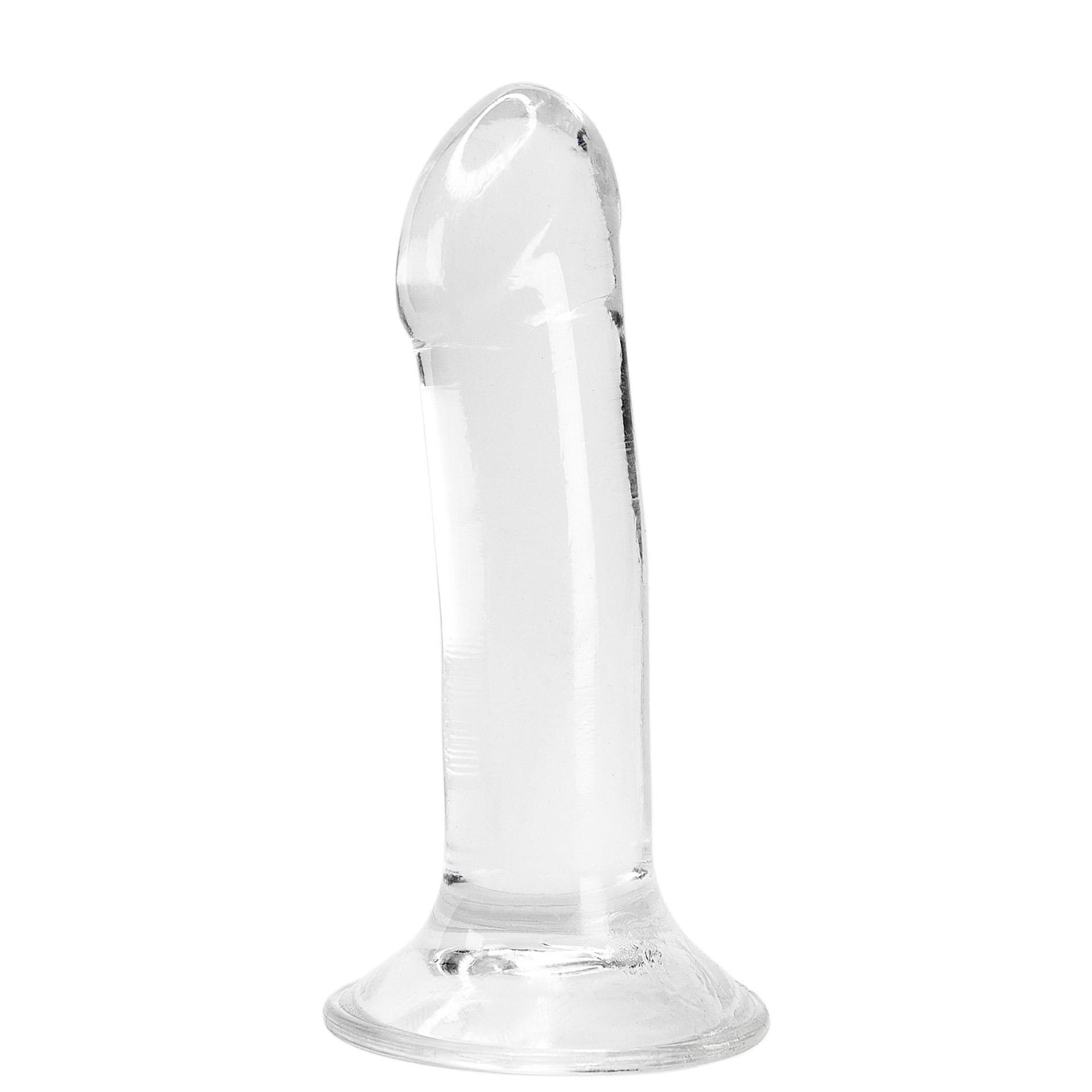 Dildo cu gel Valiant Alive, transparent, 16 cm