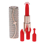 Vibrator mini ruj USB Loveline roz bombon
