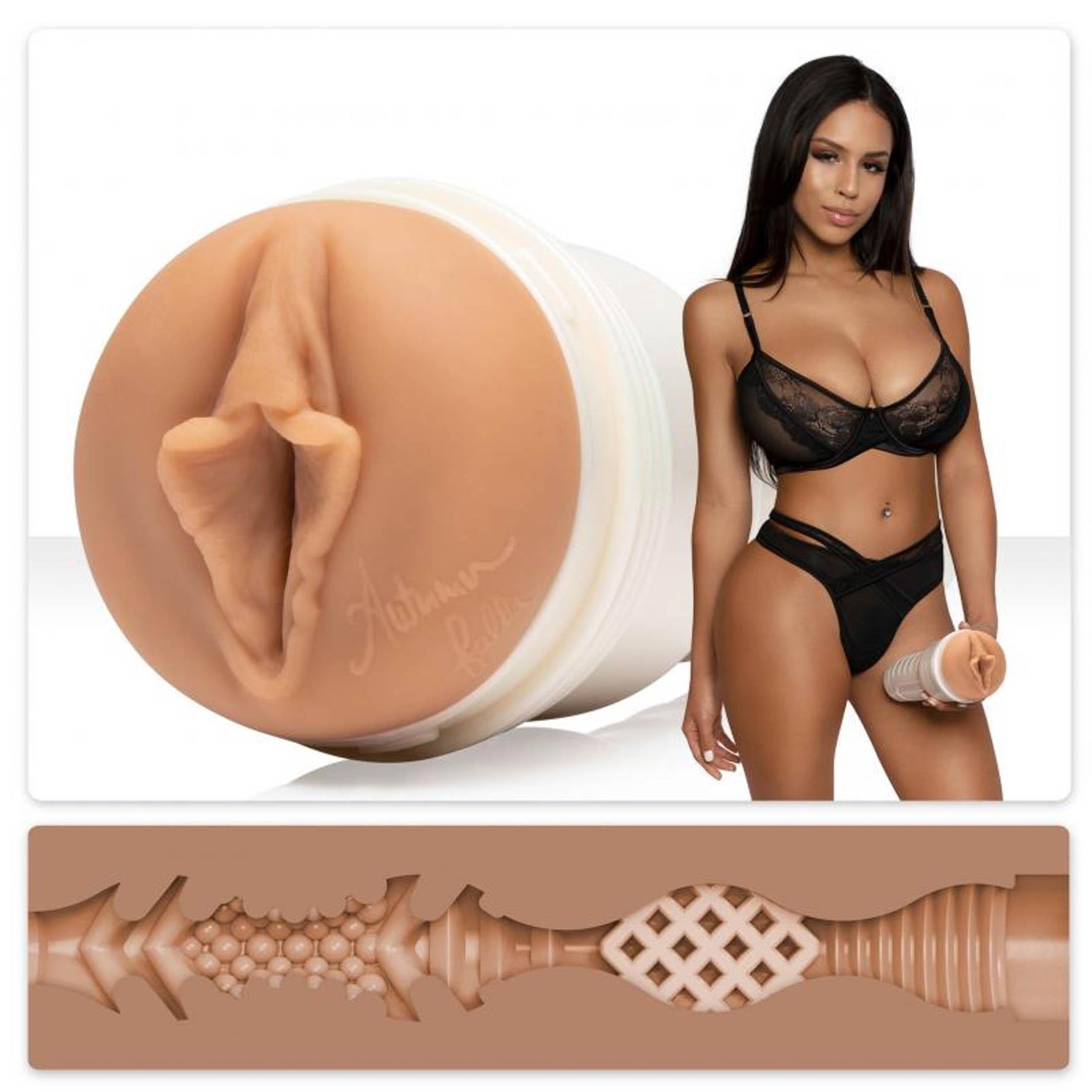 Masturbator Fleshlight Girls Autumn Falls Cream bej 25 cm