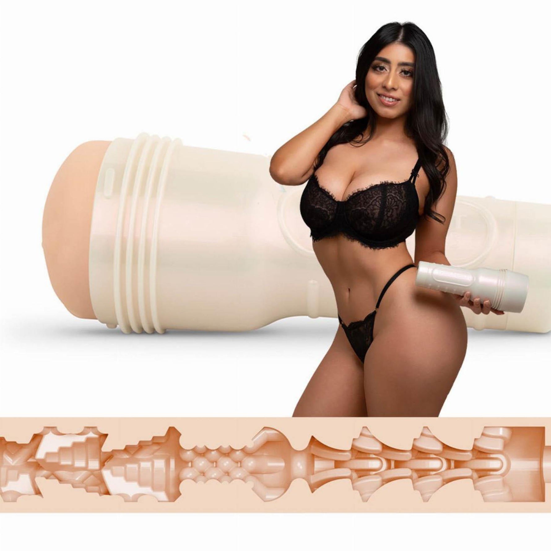 Masturbator Fleshlight Violet Myers Bej 25 cm