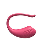 Ou vibrant App Love cu aplicație, silicon roșu, 9,6 cm