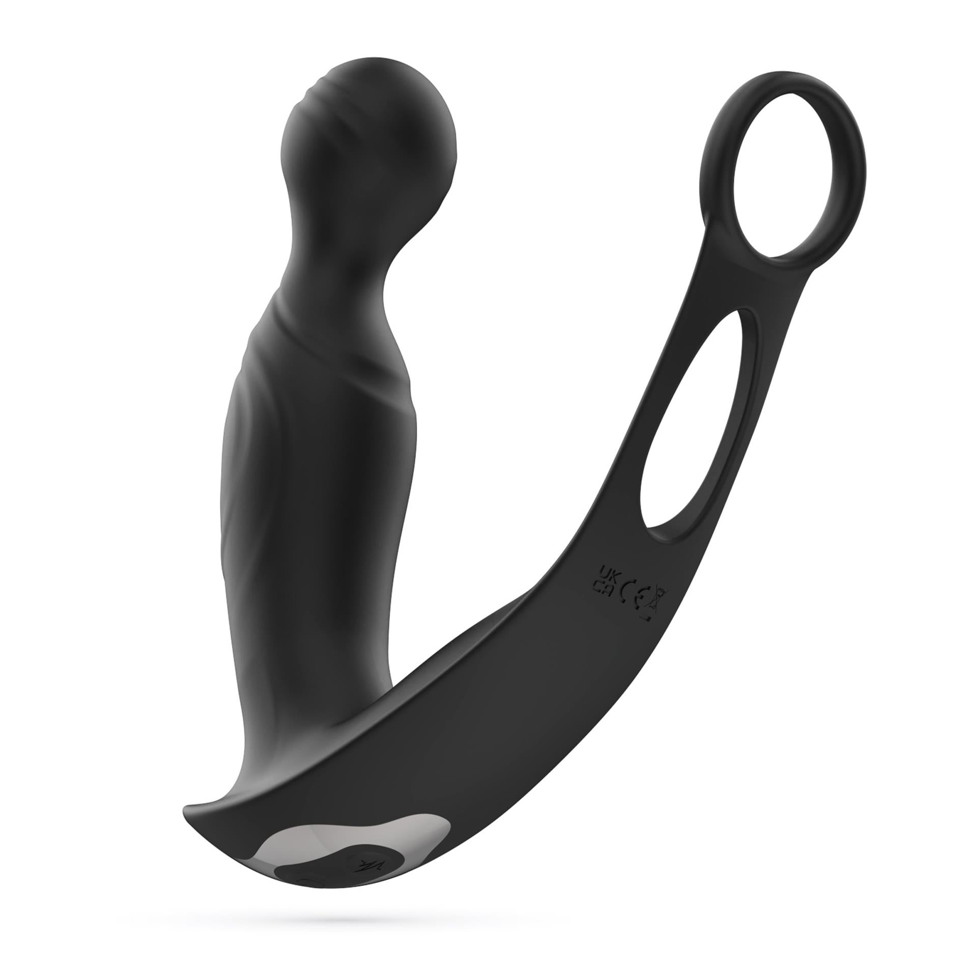 Aparat de masaj pentru prostată Crushious Flamma cu telecomandă 16 cm