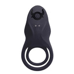 Inel vibrator dublu Hermes Fantasy Silicon USB cu telecomandă