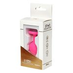 Dop anal din silicon Star Collection S roz cu cristal
