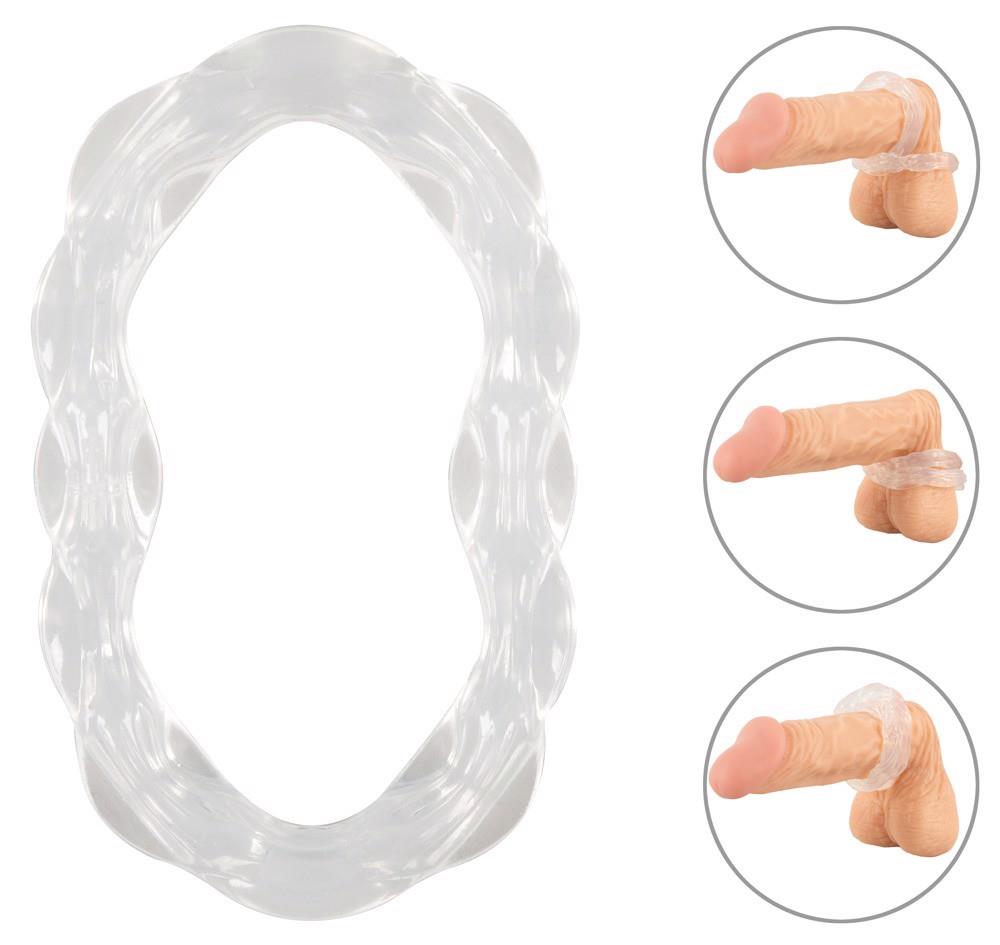Inel de erecție Parinor silicon transparent Beau Coeur