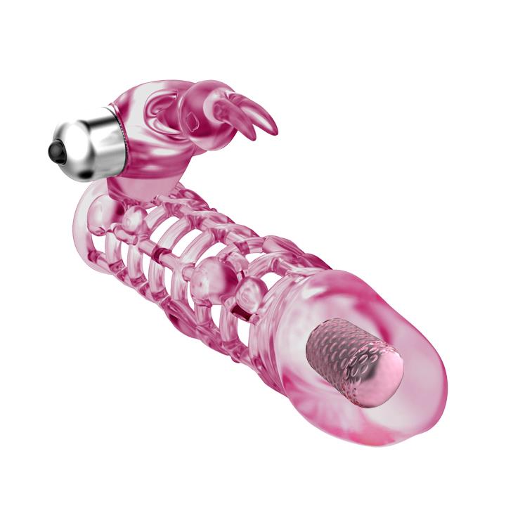 Extensie vibrantă Baile Ultimate Love Sleeve, roz, 10 funcții