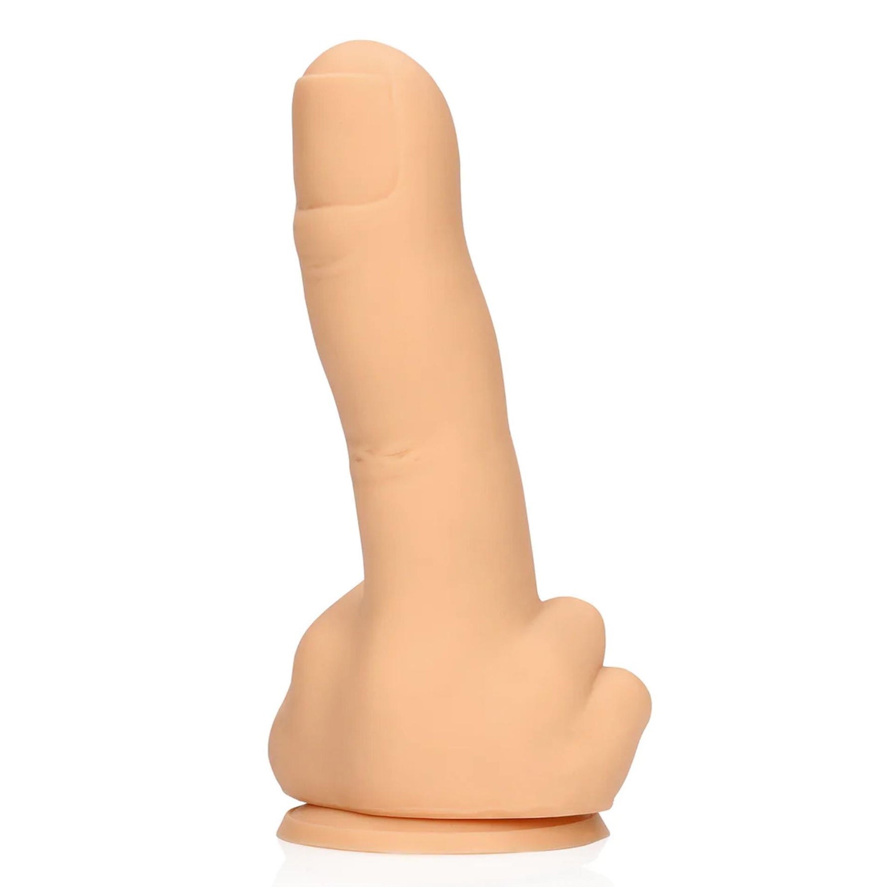 Dildo distractiv din silicon S-Line Up Yours, culoarea pielii
