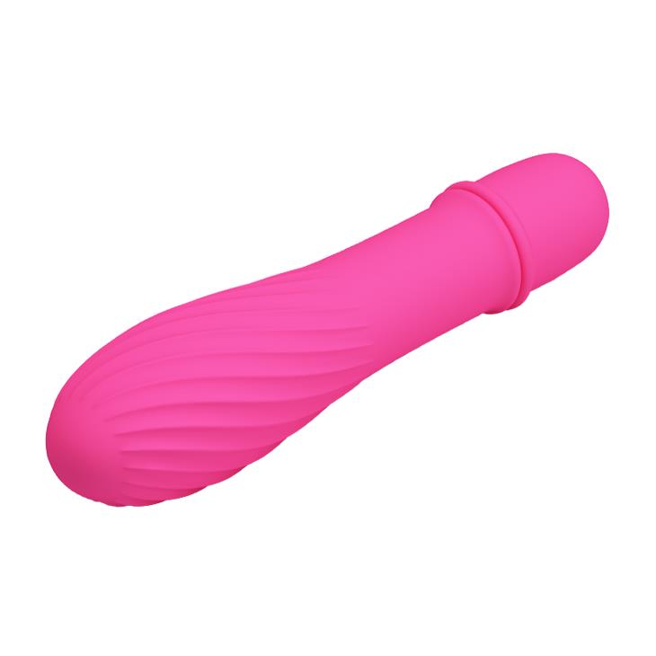 Vibrator Pretty Love Solomon din silicon cu 10 funcții, baterii AAA, 12,3 cm