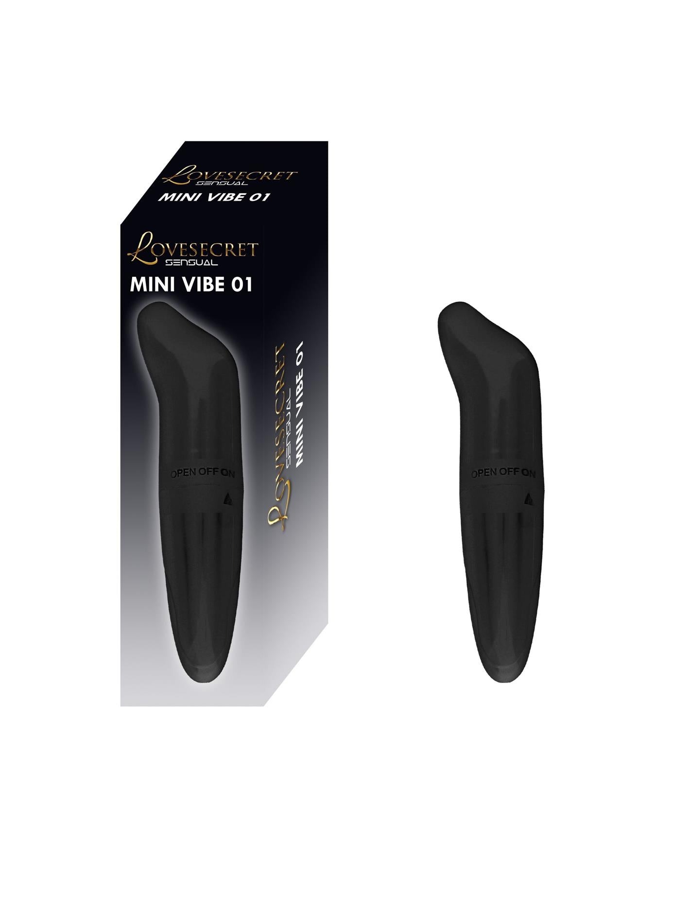 Vibrator Lovesecret Mini pentru Punct G, Negru